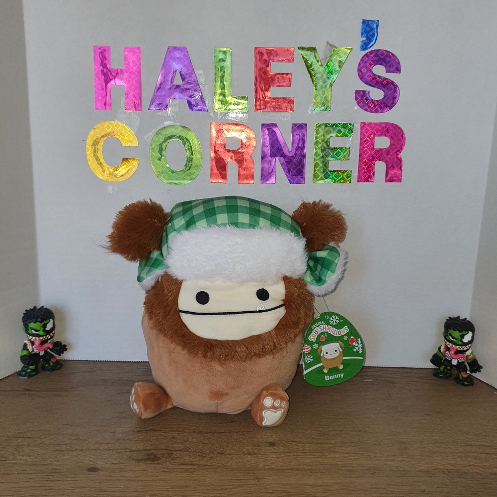 Squishmallows Benny Bigfoot  8" New Soft Plush Stuffed Animal